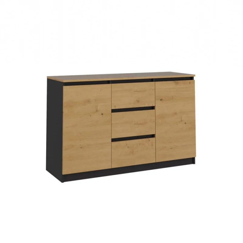 Rabat Komoda Malwa 2D3S/BA ANTRACYT ARTISAN