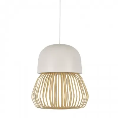 Hit cenowy Lampa Wisząca Anemos 39 Cm Beżowa Forestier