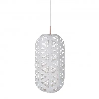 Lampa Wisząca Capsule 29 Cm Biała Forestier Ostatnia szansa