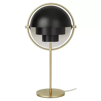 Bestseller Lampa Stołowa Multi-Lite Brass Black Semi Matt Gubi