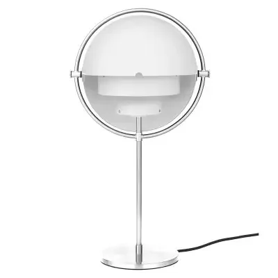 Niska cena Lampa Stołowa Multi-Lite Chrome White Semi Matt Gubi