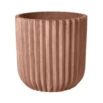 Najlepsza cena Donica Fiber 50 Cm Terakotowa Broste Copenhagen