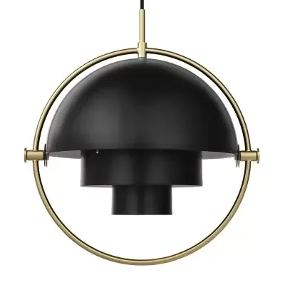 Lampa Wisząca Multi-Lite 32 Cm Brass Soft Black Semi Matt Gubi Kup teraz