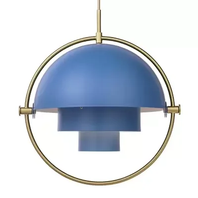 Lampa Wisząca Multi-Lite 32 Cm Brass Nordic Blue Matt Gubi Kup online