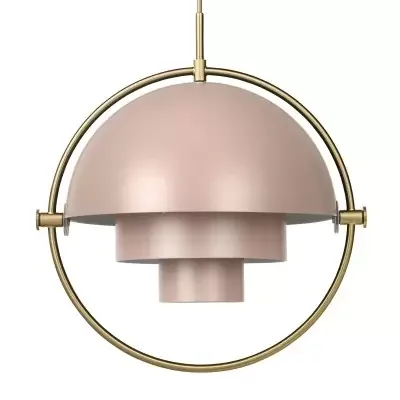 Najlepsza cena Lampa Wisząca Multi-Lite 32 Cm Brass Rose Dust Semi Matt Gubi