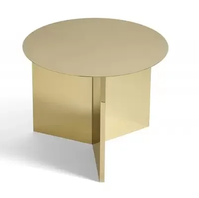 Popularny Stolik Kawowy Slit 45 Cm Mosiężny Hay