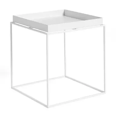 Nowość Stolik Kawowy Tray 40 Cm Biały Hay