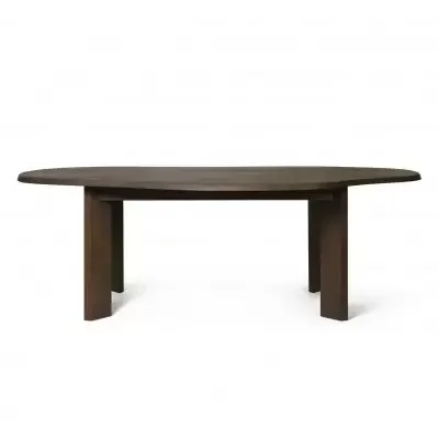Stół Tarn 220 Cm Ciemny Brąz Ferm Living Zniżka