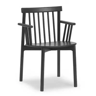 Krzesło Pind Z Podłokietnikiem Czarne Normann Copenhagen Oferta