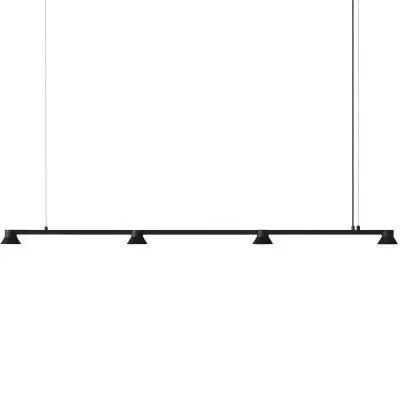 Lampa Wisząca Hat Linear 167 Cm Czarna Normann Copenhagen Nowy