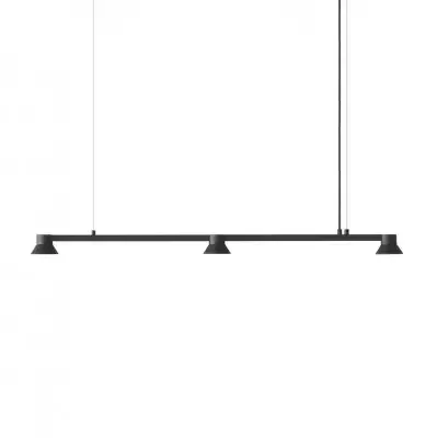 Lampa Wisząca Hat Linear 115 Cm Czarna Normann Copenhagen Popularny