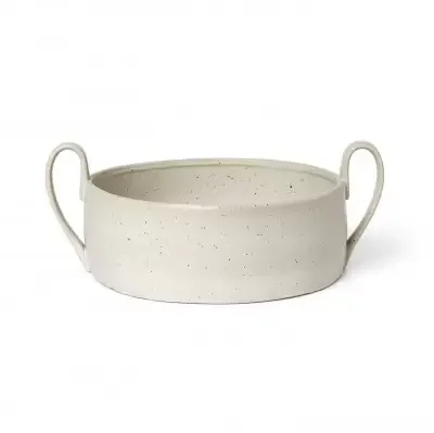 Miska Flow 32,5 Cm Złamana Biel Ferm Living Taniej