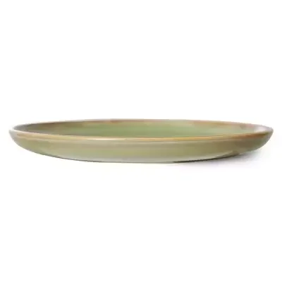 Talerz Płaski Chef Ceramics 26 Cm Zielony Hkliving Łatwy zwrot