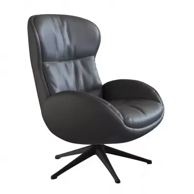 Nie przegap Fotel Wypoczynkowy Haze Savoy Grey Leather Flexlux