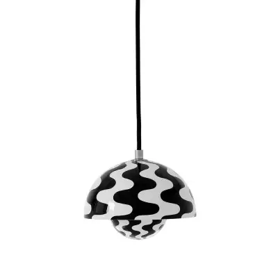 Lampa Wisząca Flowerpot Vp10 Czarno-Biała Andtradition Szybka wysyłka