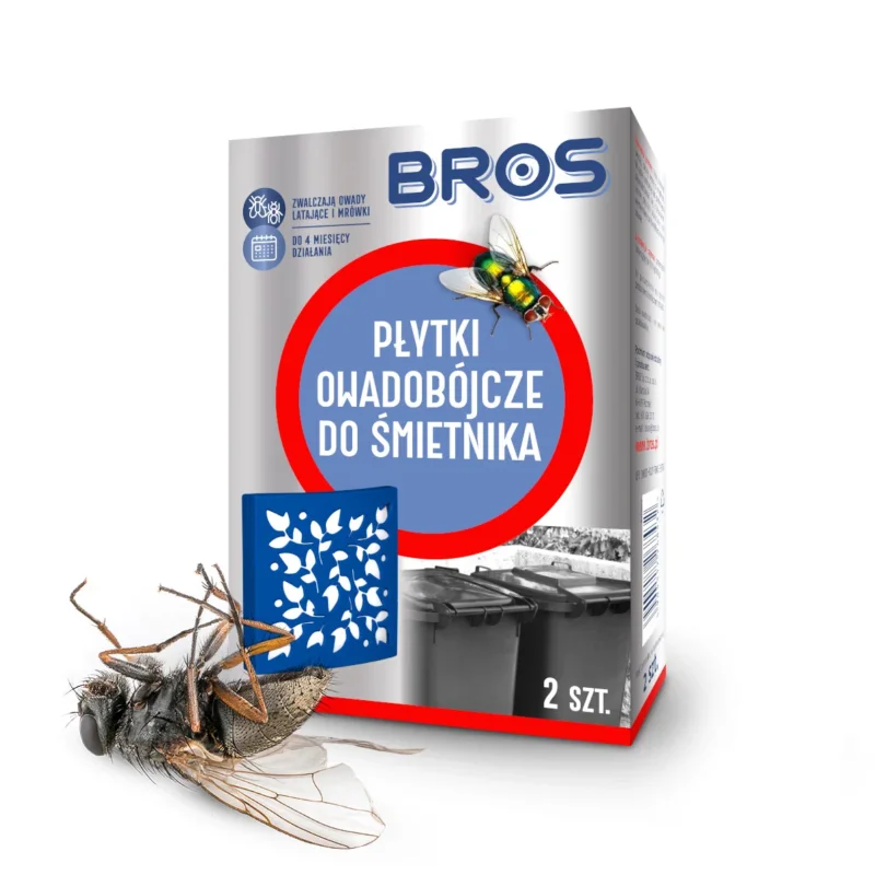 Do wyczerpania zapasów BROS Trash 2 szt. - płytki owadobójcze do śmietnika