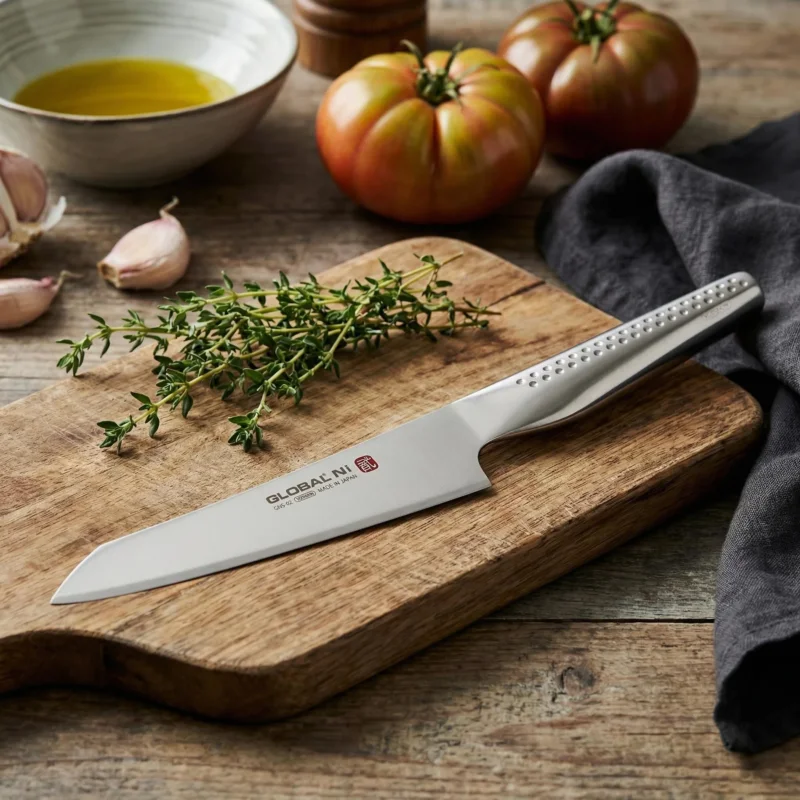 Wyjątkowa oferta GLOBAL Ni GNS-02 14 cm - japoński nóż do warzyw i owoców ze stali nierdzewnej