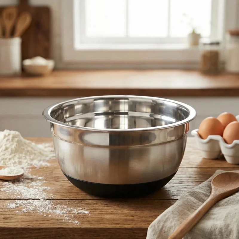 Niska cena Miska ze stali nierdzewnej z silikonową podstawą ALTOM DESIGN 16 cm