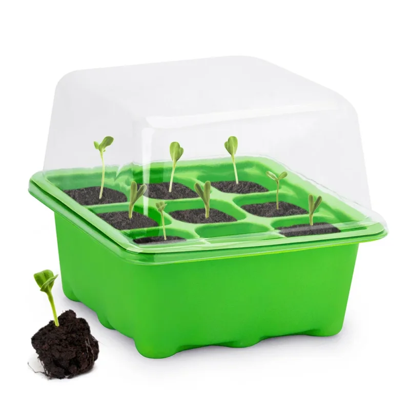 Wyjątkowa oferta Mini szklarnia do kiełkowania plastikowa NATURE ZIELONA