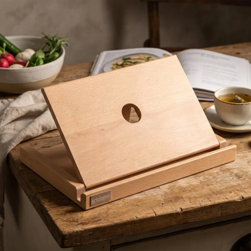 Oferta ARTELEGNO - podstawka pod tablet z drewna bukowego
