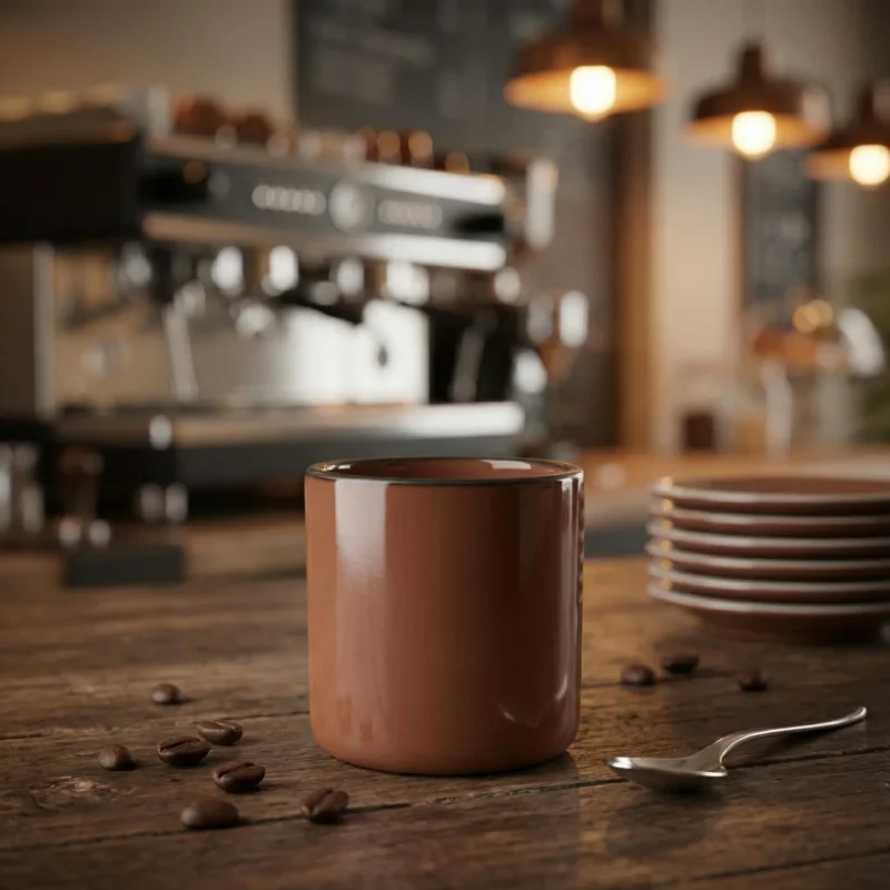 Oferta limitowana REVOL Caractere Cynamon 80 ml - kubek do espresso porcelanowy