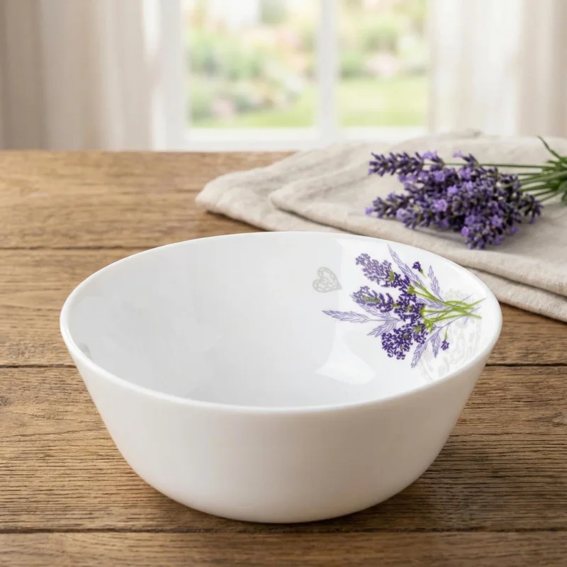 Hit cenowy Salaterka ODELO ESMENE LAVENDER 11 cm biała