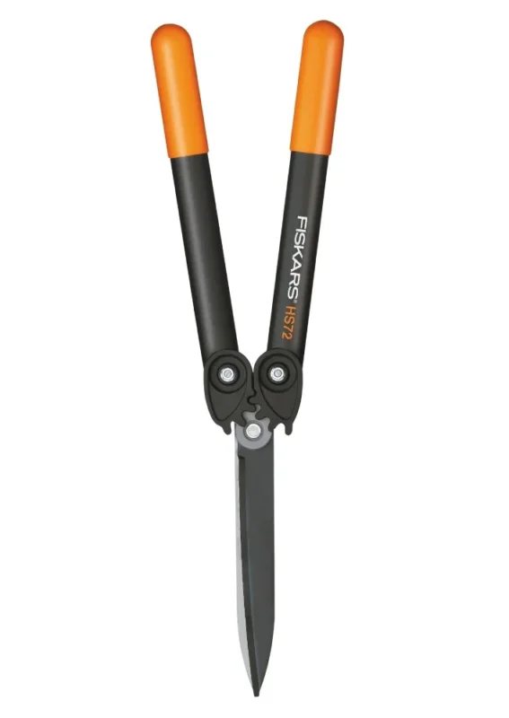 Do wyczerpania zapasów FISKARS PowerGear HS72 czarne - nożyce ogrodowe do żywopłotu dźwigniowe