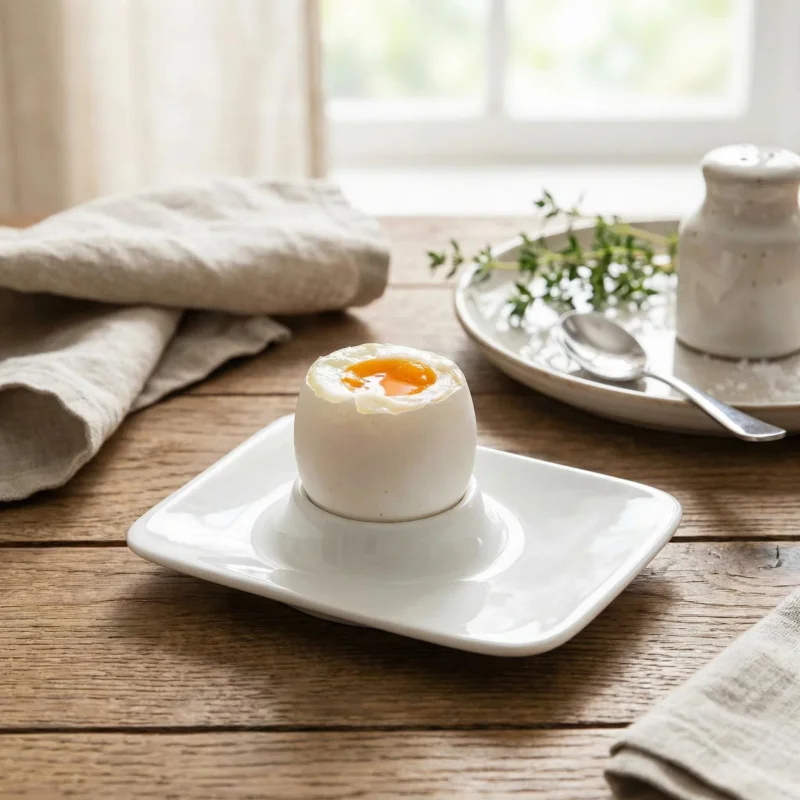 Tylko do końca tygodnia TESCOMA Gustito Porcelain biała - podstawka na jajko porcelanowa