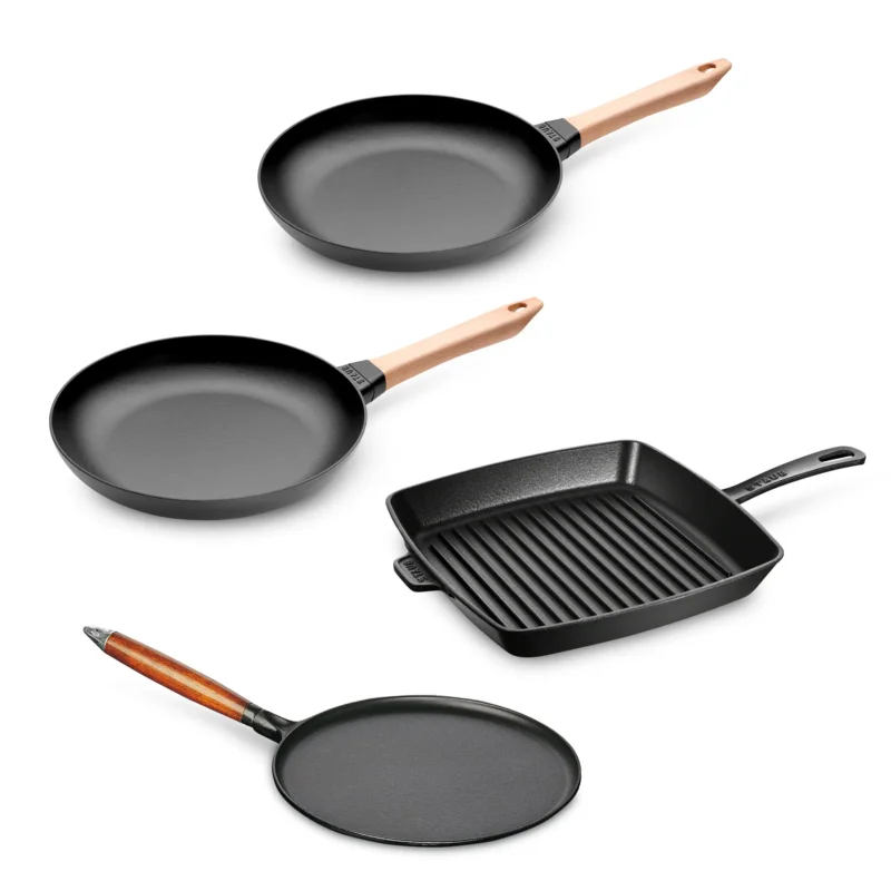 STAUB Frying Pan 4 szt. - patelnie żeliwne Bestseller