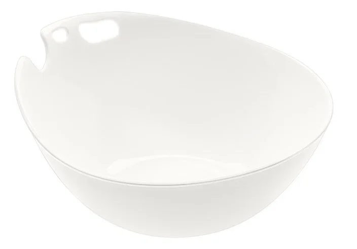 KOZIOL Shadow biała 0,5 l - miska / salaterka plastikowa z uchwytem Dodaj do koszyka