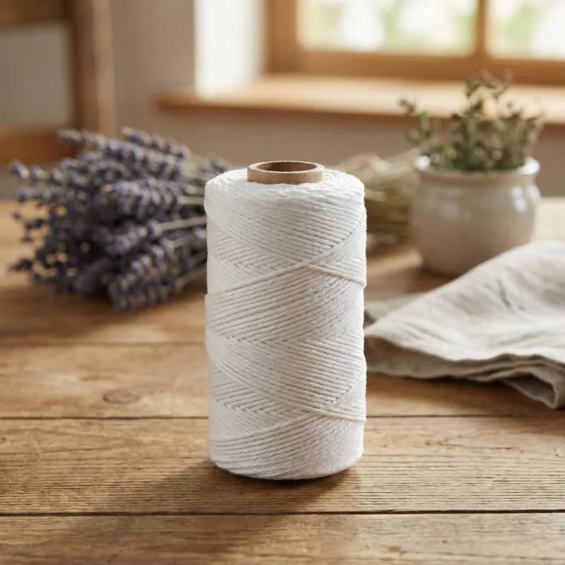 Szpagat lniany matowy DAILY INTERNATIONAL HOME 100 g biały Tani