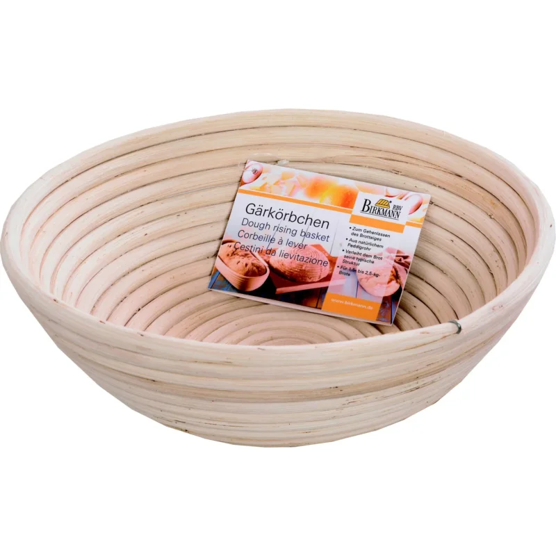 BIRKMANN Okrągły 25 cm - koszyk do wyrastania chleba rattanowy Okazja