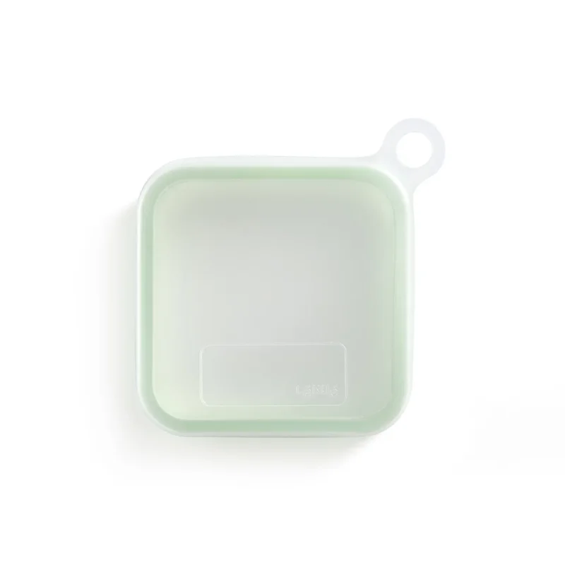 LEKUE Reusable Sandwich Case zielony - pojemnik na żywność Dostępne od ręki