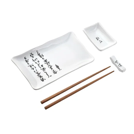 Najlepsza cena Zestaw do sushi AFFEK DESIGN LITERY 5 el.