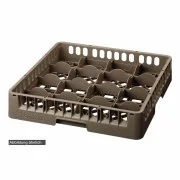 Najlepsza cena Bartscher Kosz na szklanki 16 elementów 500x500x266 mm