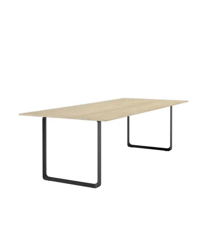 Hit sprzedaży Stół 70/70 Muuto - 108 x 255 cm, lita dębina/ różne kolory podstawy