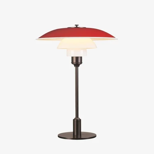 Bezpieczna płatność LOUIS POULSEN lampa stołowa PH 3陆-2陆 czerwona