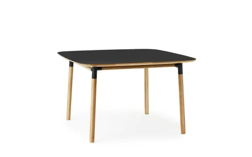 Obniżka ceny NORMANN COPENHAGEN stół FORM 120x120 dąb / czarny
