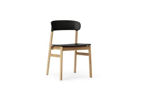 Wysoka jakość NORMANN COPENHAGEN krzesło HERIT dąb naturalny / czarne