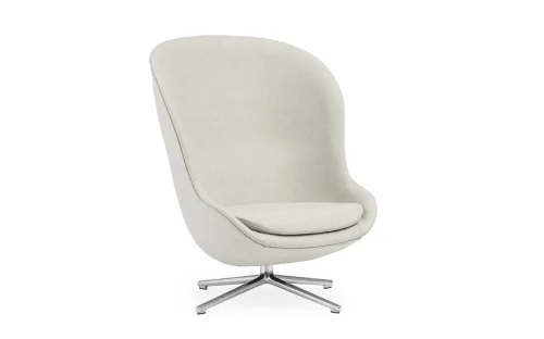 Wysoka jakość NORMANN COPENHAGEN fotel HYG HIGH aluminium polerowane
