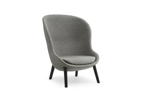 NORMANN COPENHAGEN fotel HYG HIGH czarny dąb Bestseller