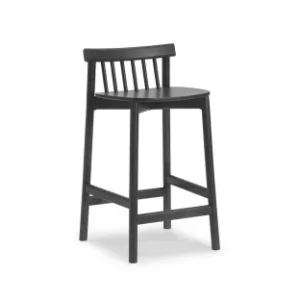 Bezpieczna płatność NORMANN COPENHAGEN krzesło barowe 65 PIND czarny jesion