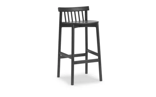 NORMANN COPENHAGEN krzesło barowe 75 PIND czarny jesion Promocja
