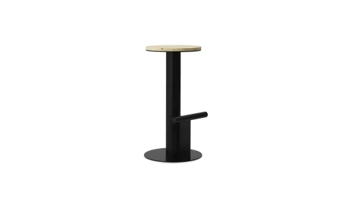 Nowość NORMANN COPENHAGEN krzesło barowe 75 POLE czarne