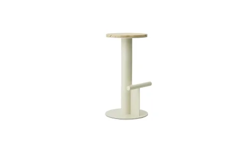 NORMANN COPENHAGEN krzesło barowe 75 POLE piaskowe Super okazja