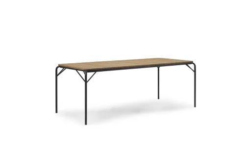 Wybór klientów NORMANN COPENHAGEN stół ogrodowy VIG czarny 200 x 90