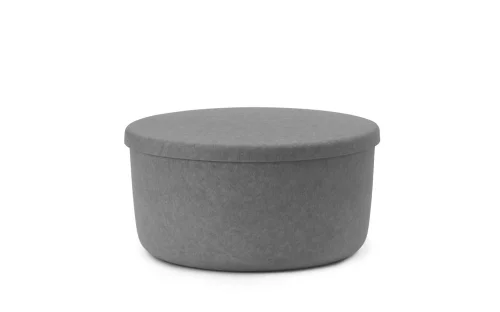NORMANN COPENHAGEN puf duży HIDE szary Dostępne od ręki