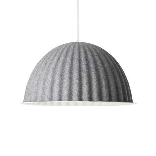 Szybka wysyłka MUUTO lampa wisząca UNDER THE BELL szara 82 cm