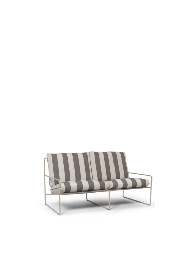 Wyjątkowa oferta FERM LIVING sofa DESERT 2 osobowa w paski