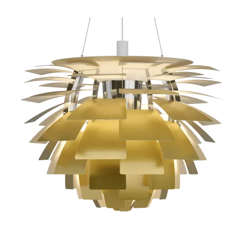 LOUIS POULSEN lampa wisząca PH ARTICHOKE 84 cm mosiądz Tani